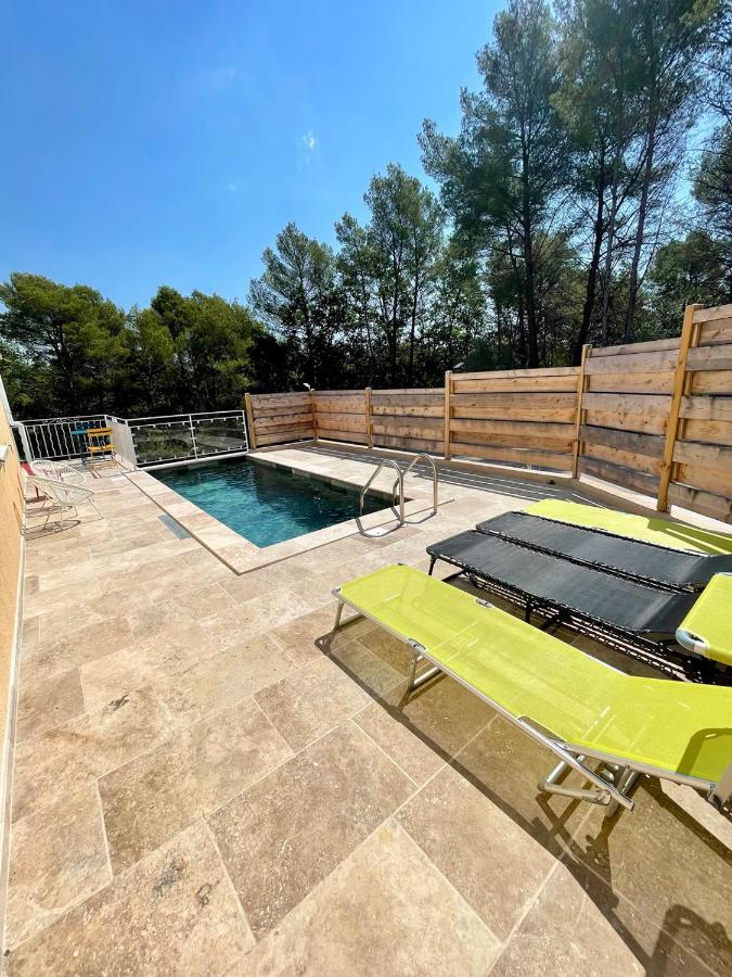 Charmante Maison Climatisee Avec Piscine Draguignan Ngoại thất bức ảnh