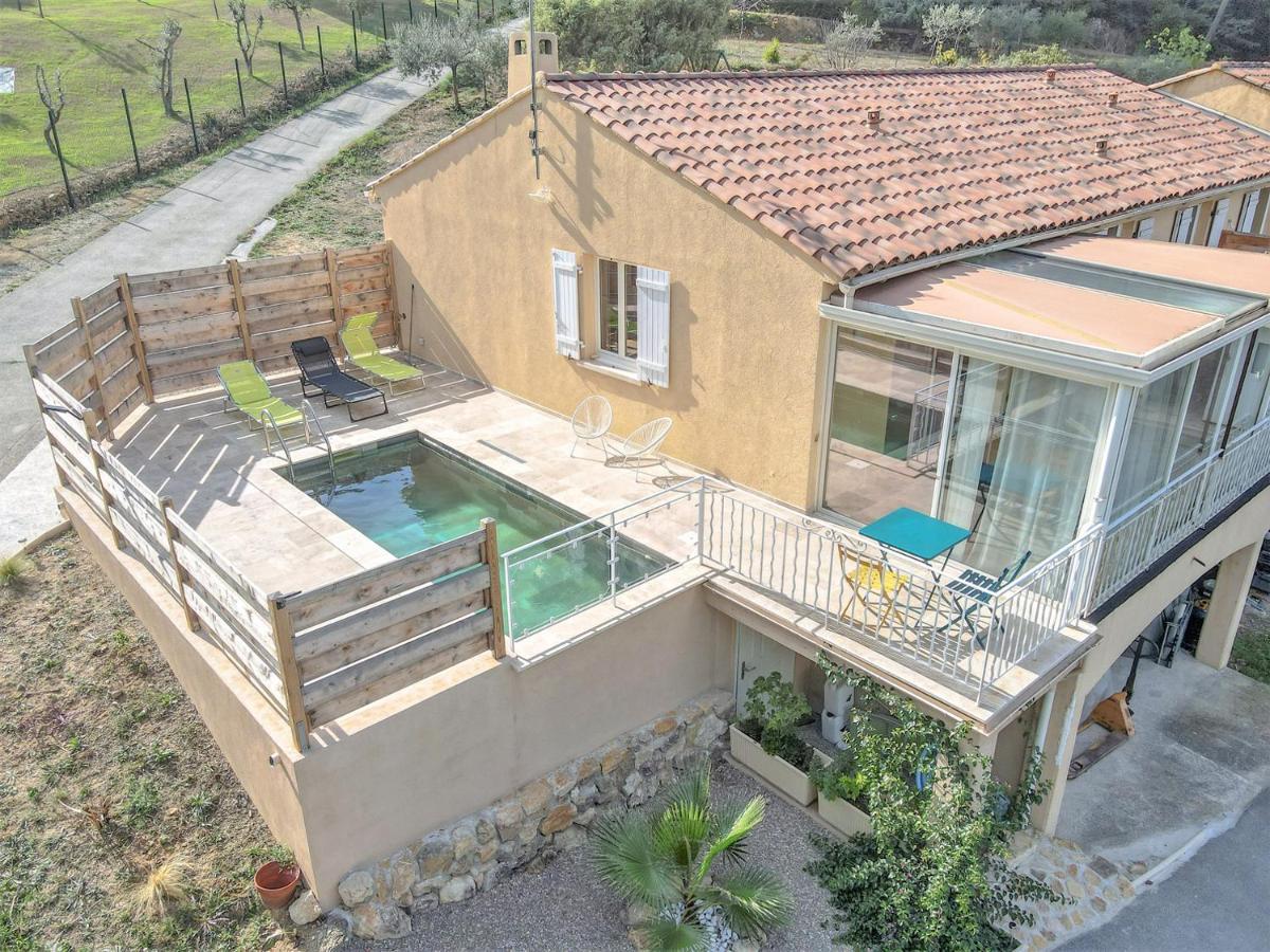 Charmante Maison Climatisee Avec Piscine Draguignan Ngoại thất bức ảnh